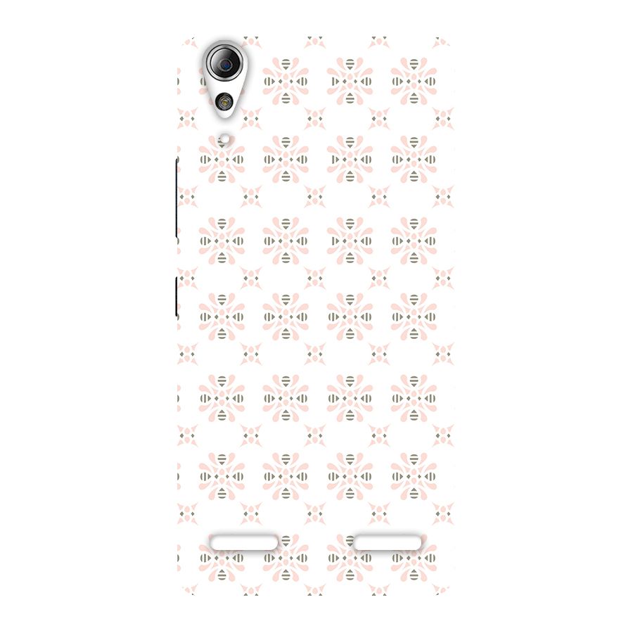Pink Floral Pattern Back Case for Lenovo A6000