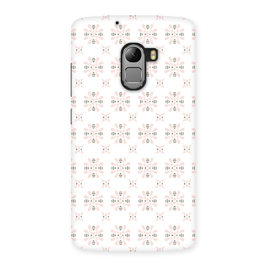 Pink Floral Pattern Back Case for Lenovo K4 Note