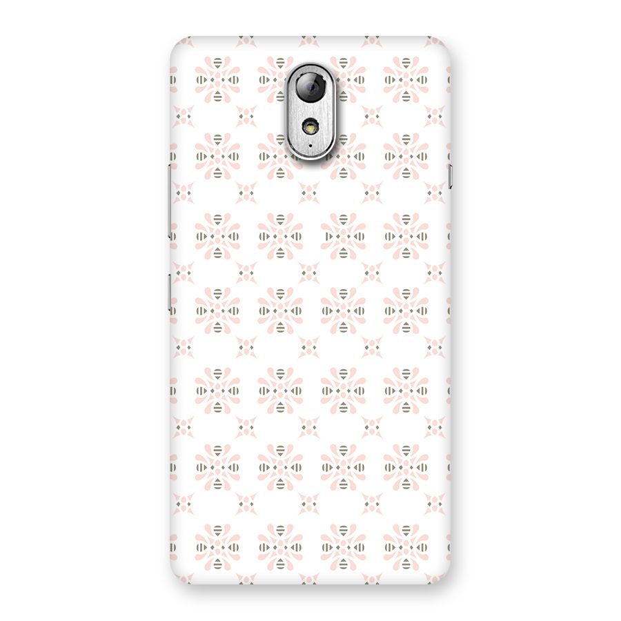 Pink Floral Pattern Back Case for Lenovo Vibe P1M