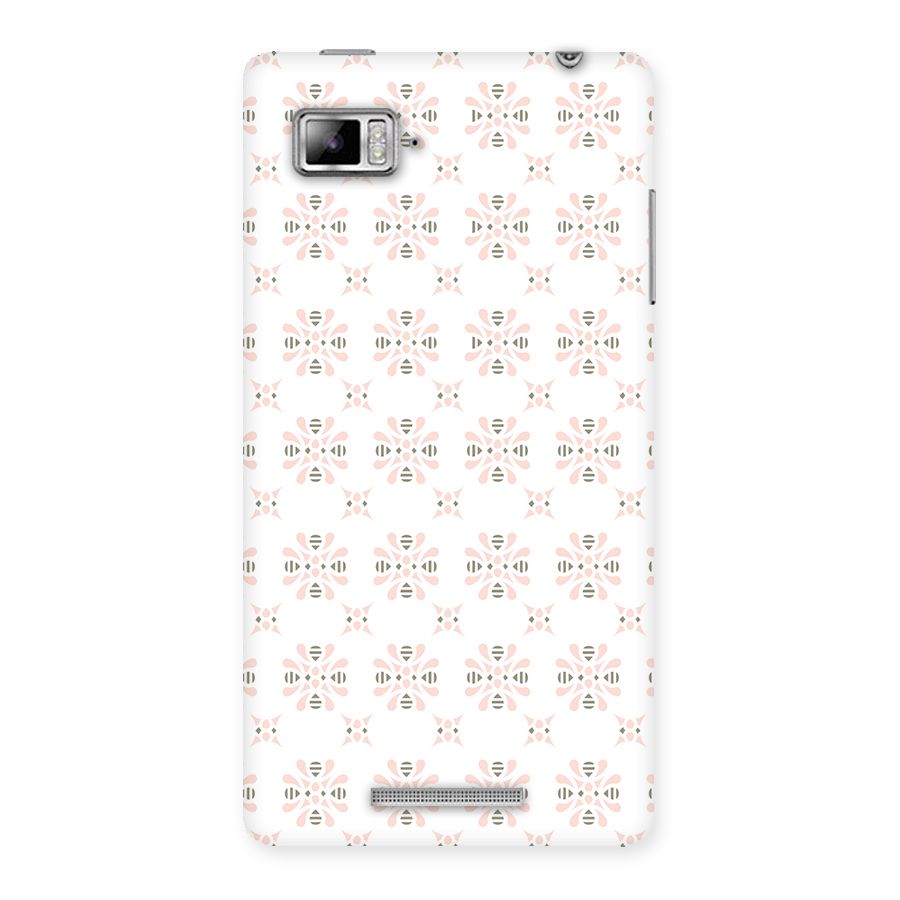 Pink Floral Pattern Back Case for Lenovo Vibe Z K910