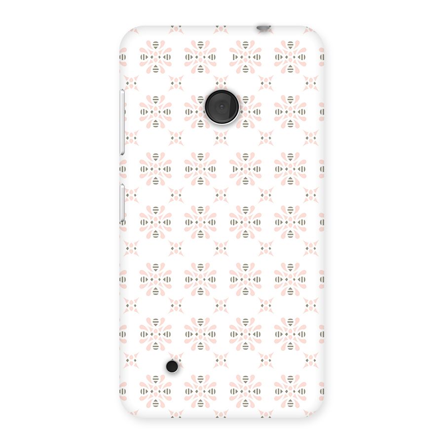 Pink Floral Pattern Back Case for Lumia 530