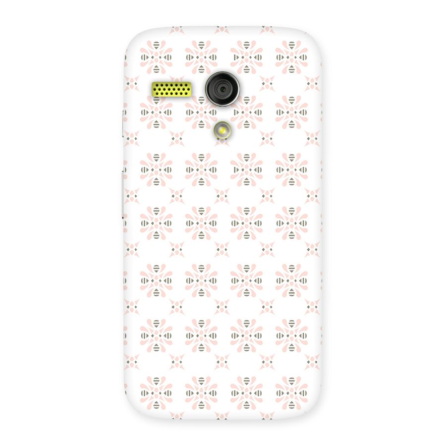 Pink Floral Pattern Back Case for Moto G