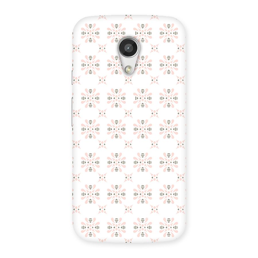 Pink Floral Pattern Back Case for Moto G 2nd Gen