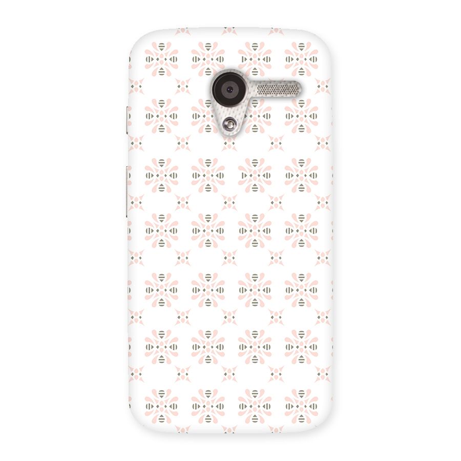 Pink Floral Pattern Back Case for Moto X