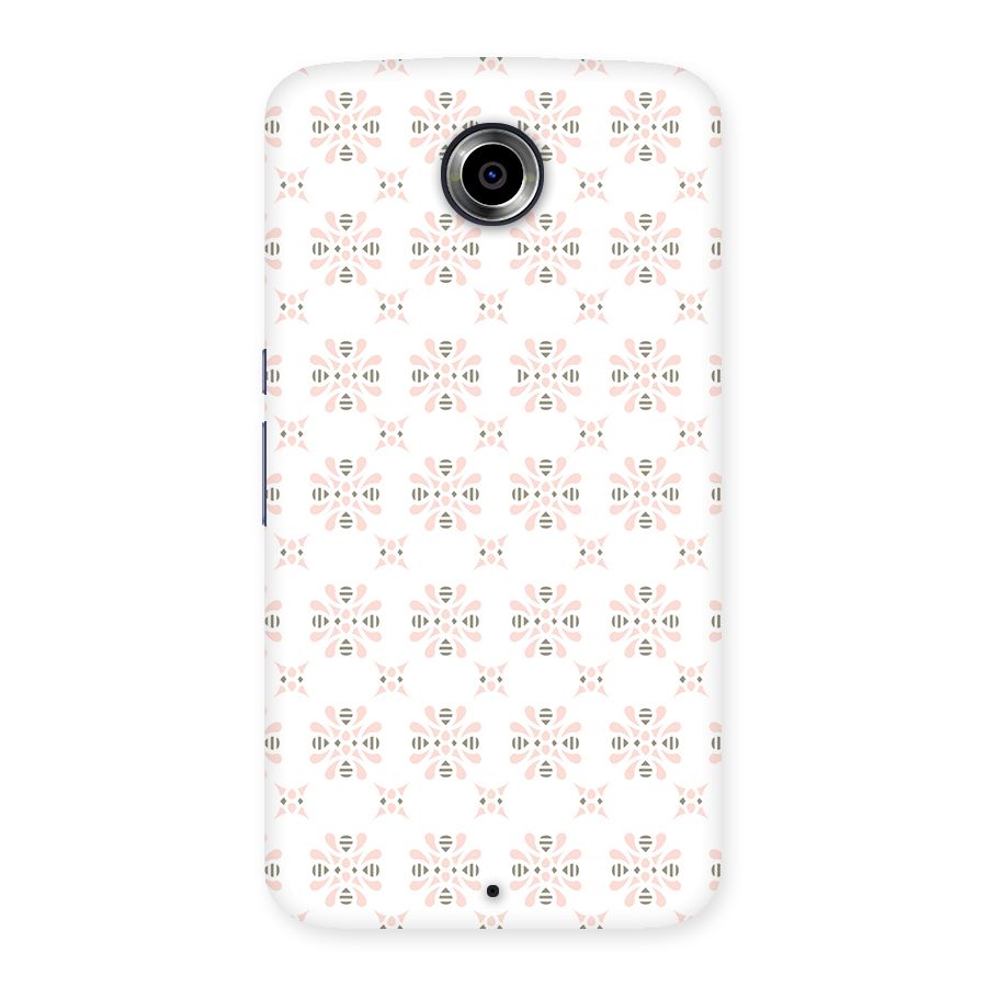 Pink Floral Pattern Back Case for Nexsus 6