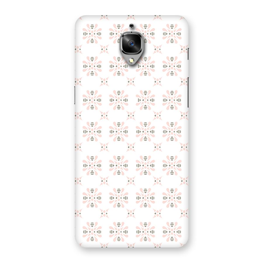 Pink Floral Pattern Back Case for OnePlus 3T
