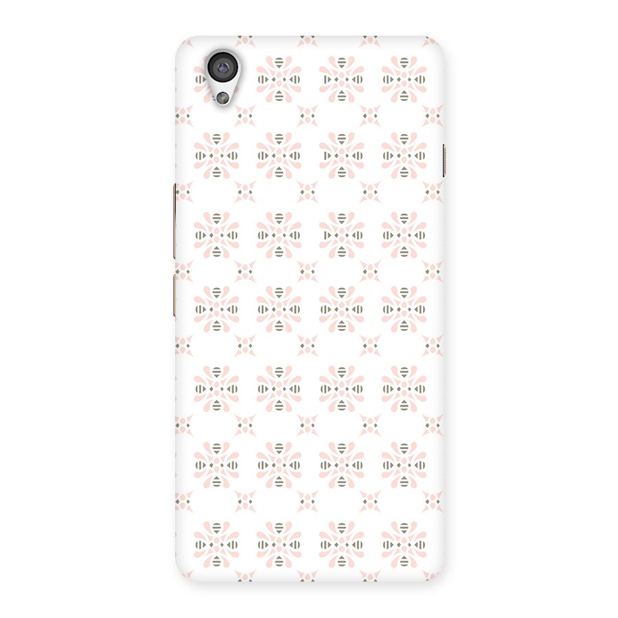 Pink Floral Pattern Back Case for OnePlus X