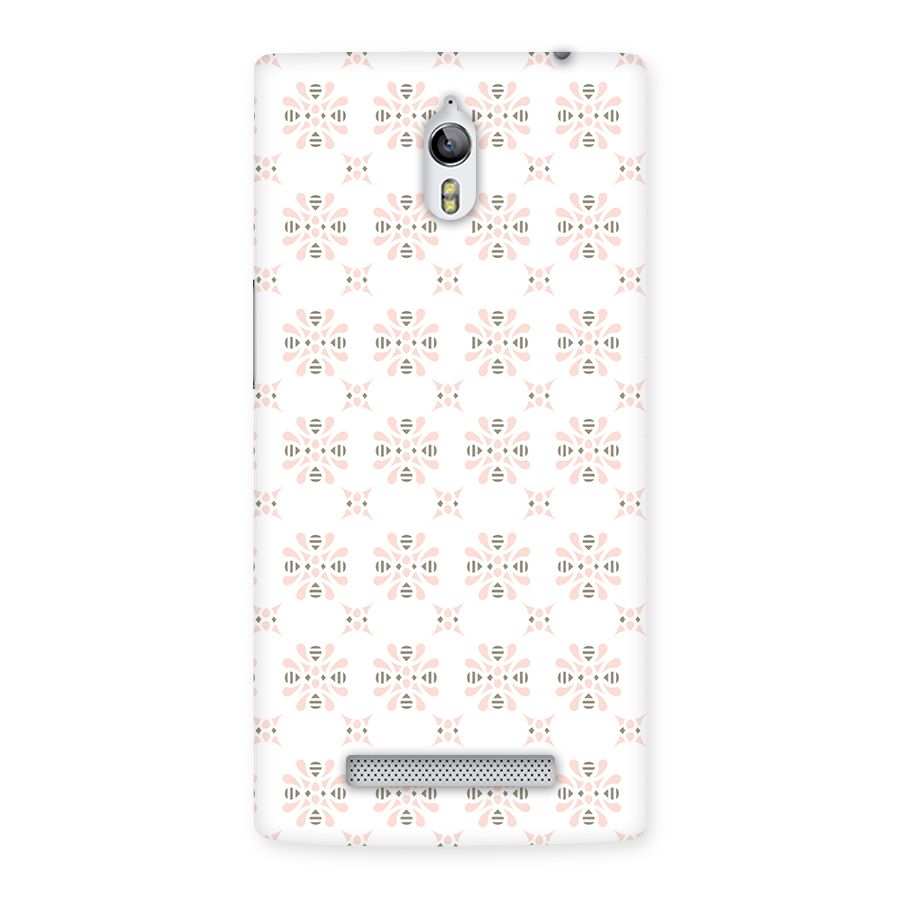 Pink Floral Pattern Back Case for Oppo Find 7