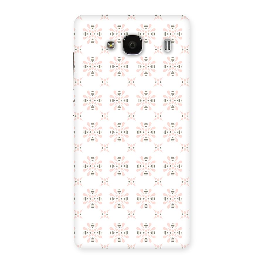 Pink Floral Pattern Back Case for Redmi 2s