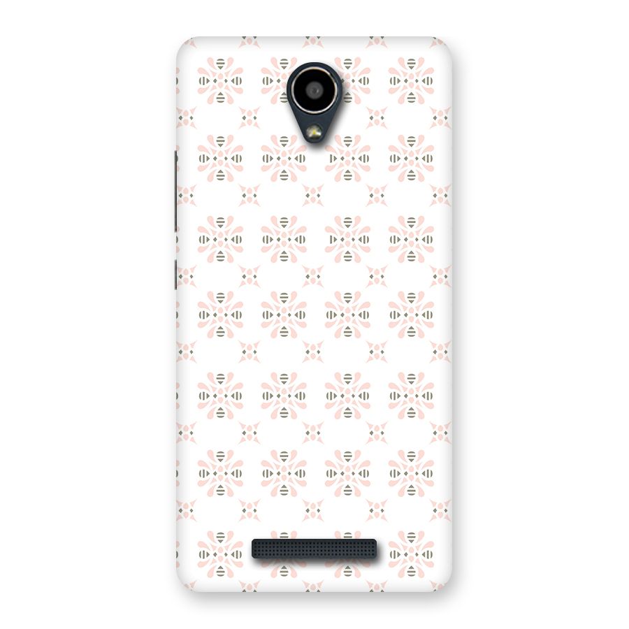 Pink Floral Pattern Back Case for Redmi Note 2