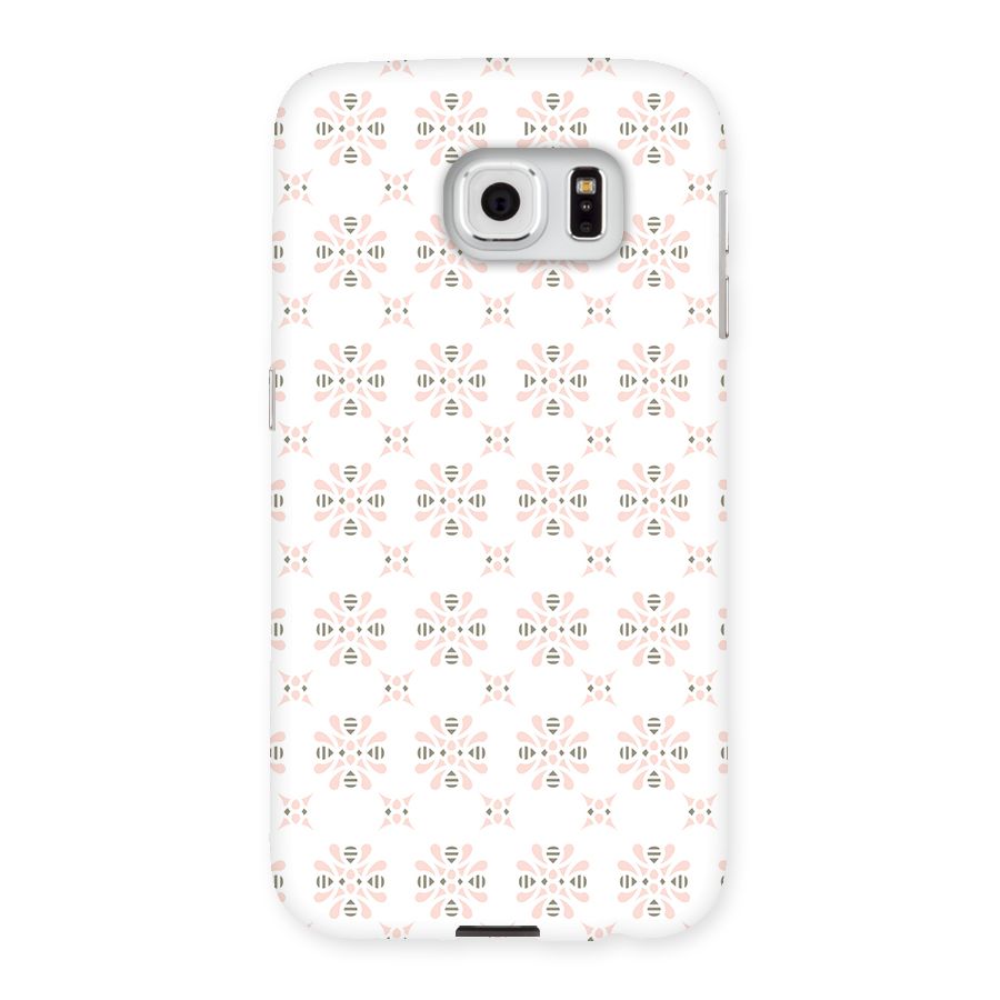 Pink Floral Pattern Back Case for Samsung Galaxy S6