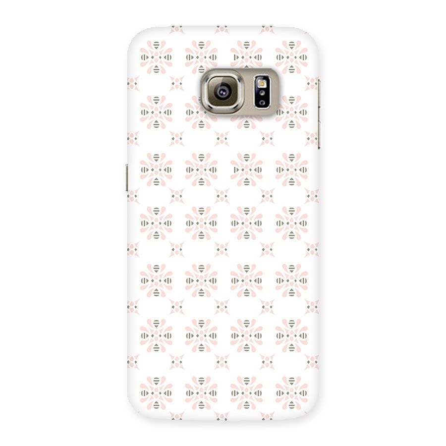 Pink Floral Pattern Back Case for Samsung Galaxy S6 Edge