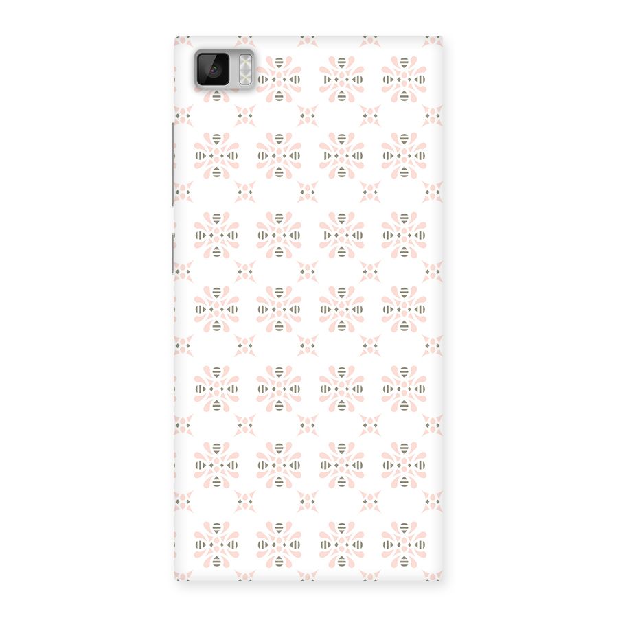 Pink Floral Pattern Back Case for Xiaomi Mi3