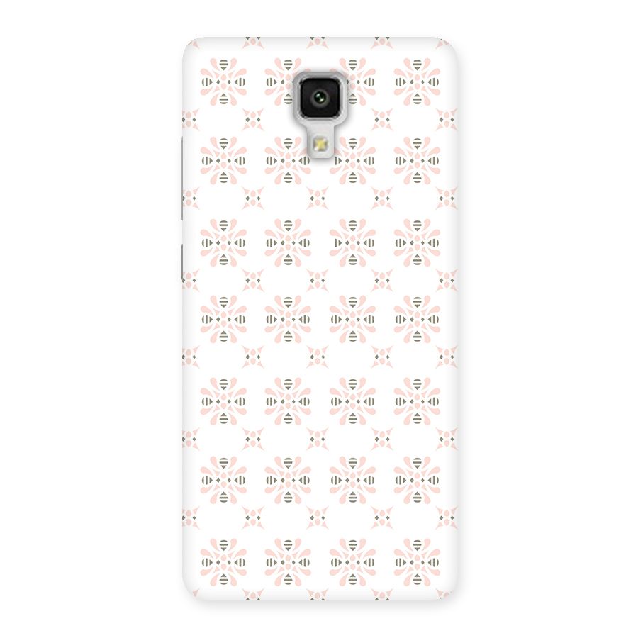 Pink Floral Pattern Back Case for Xiaomi Mi 4
