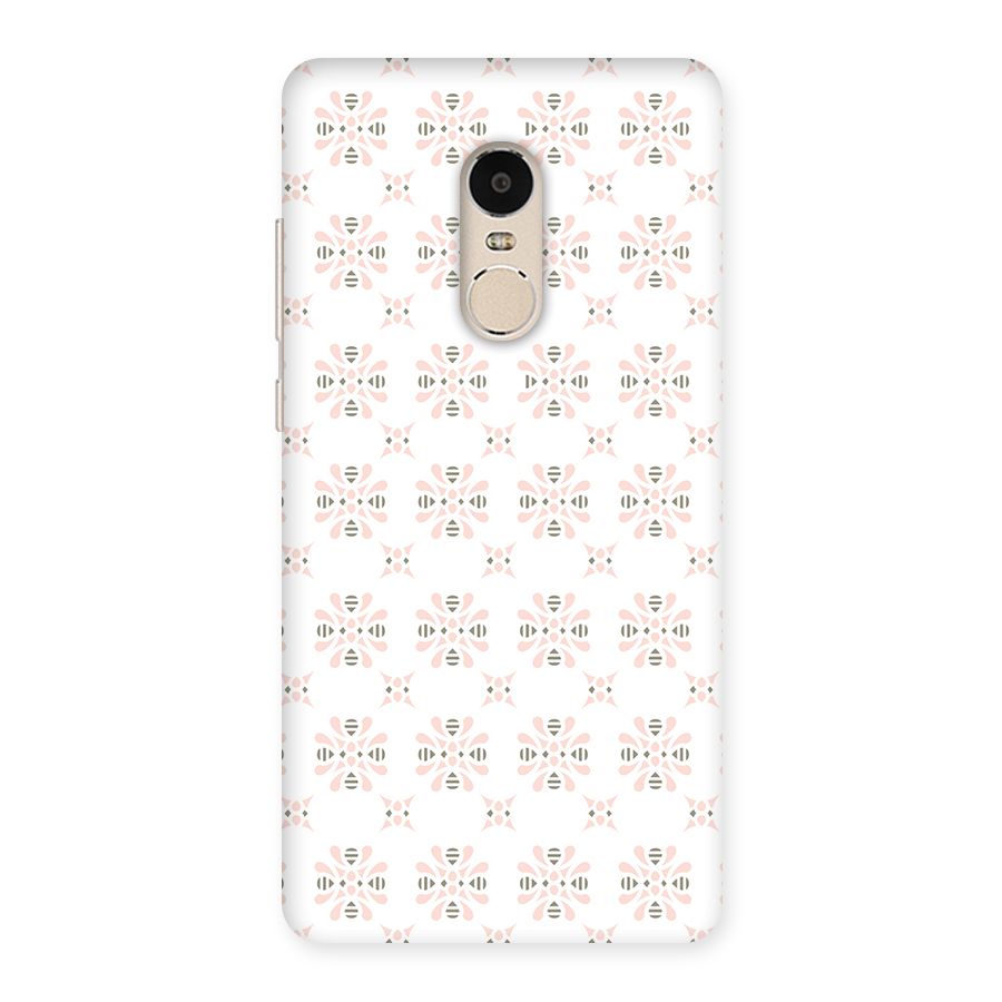 Pink Floral Pattern Back Case for Xiaomi Redmi Note 4