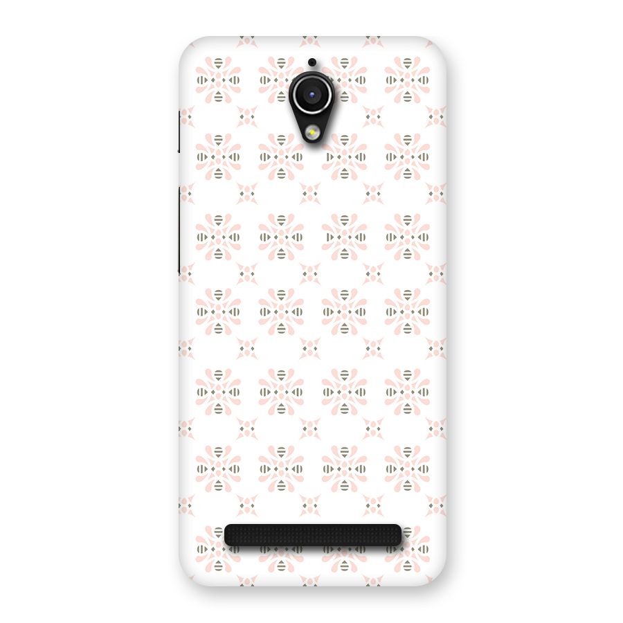 Pink Floral Pattern Back Case for Zenfone Go