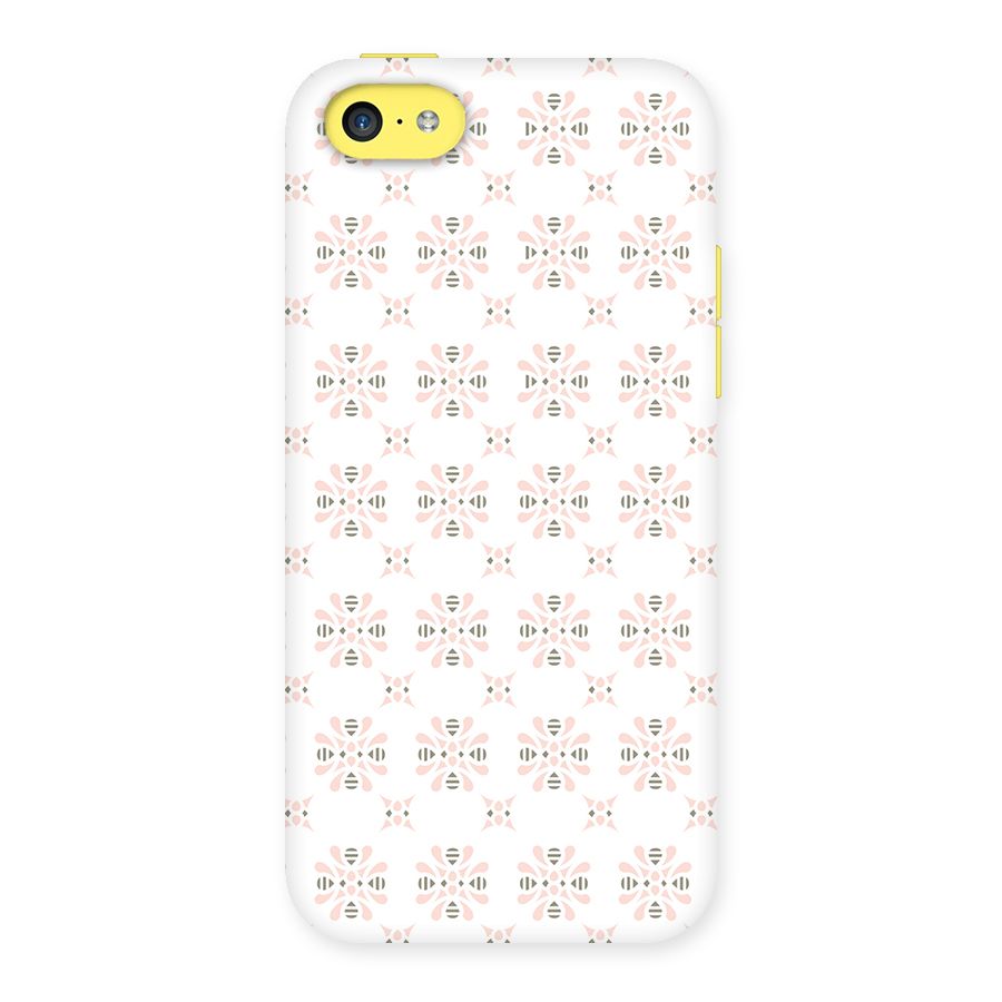 Pink Floral Pattern Back Case for iPhone 5C
