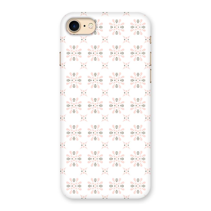 Pink Floral Pattern Back Case for iPhone 7