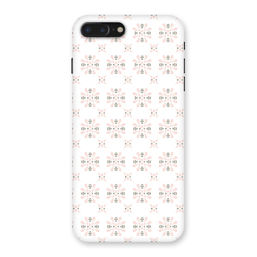 Pink Floral Pattern Back Case for iPhone 7 Plus