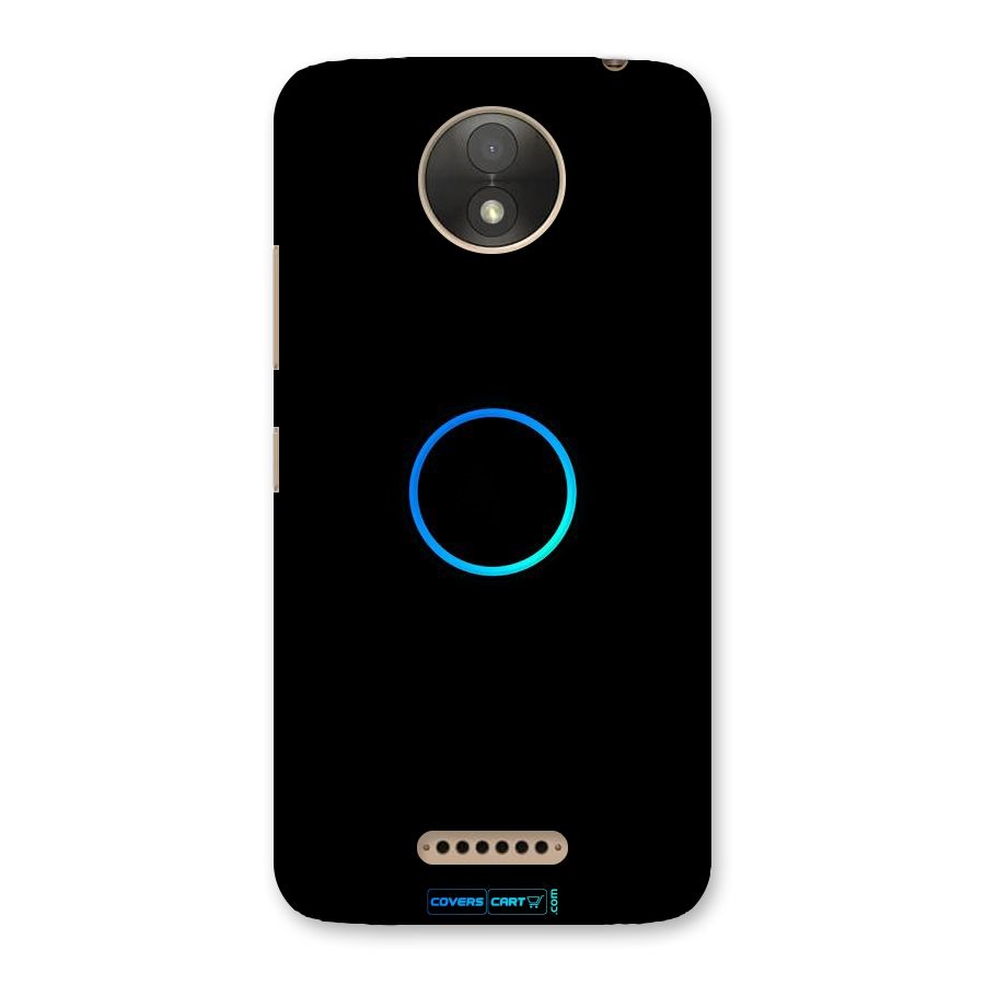 Beautiful Simple Circle Back Case for Moto C Plus