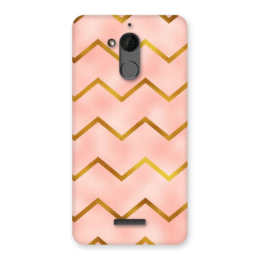 Gold Pink Pattern Back Case for Coolpad Note 5