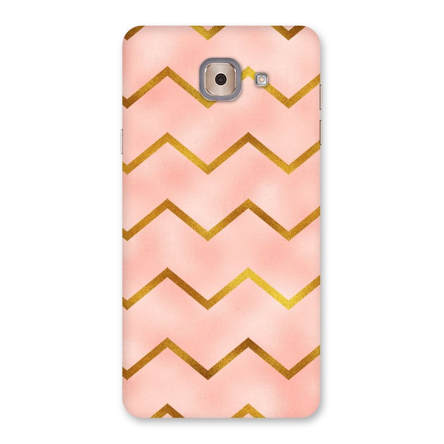 Gold Pink Pattern Back Case for Galaxy J7 Max
