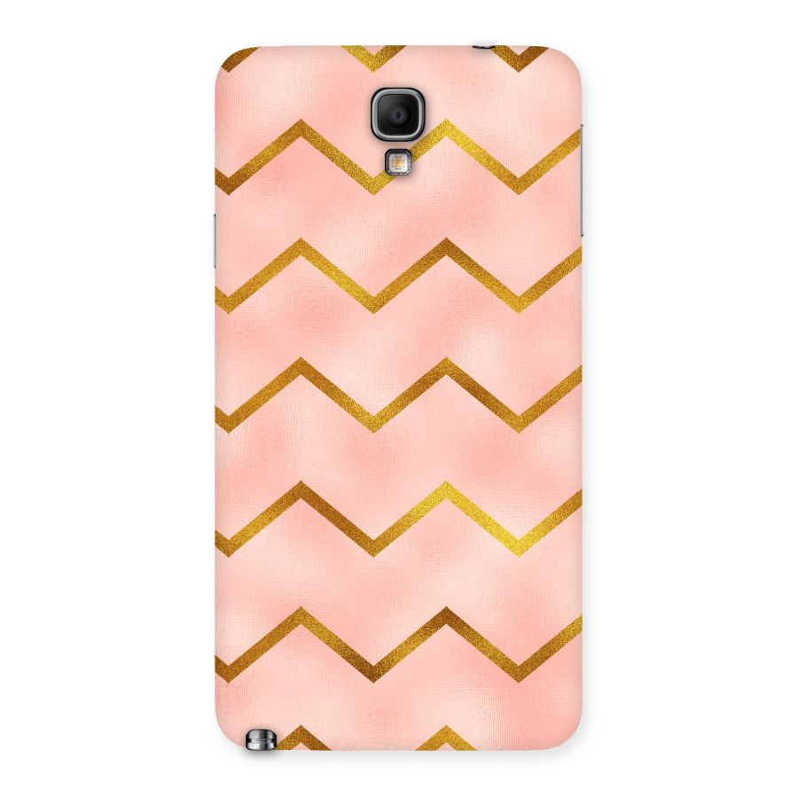 Gold Pink Pattern Back Case for Galaxy Note 3 Neo