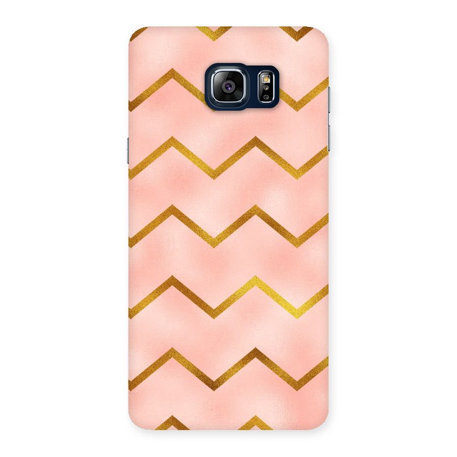 Gold Pink Pattern Back Case for Galaxy Note 5