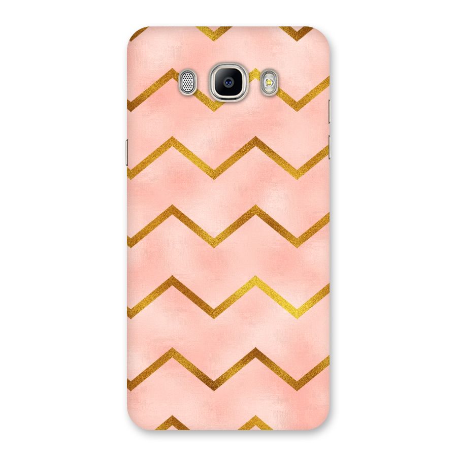 Gold Pink Pattern Back Case for Galaxy On8