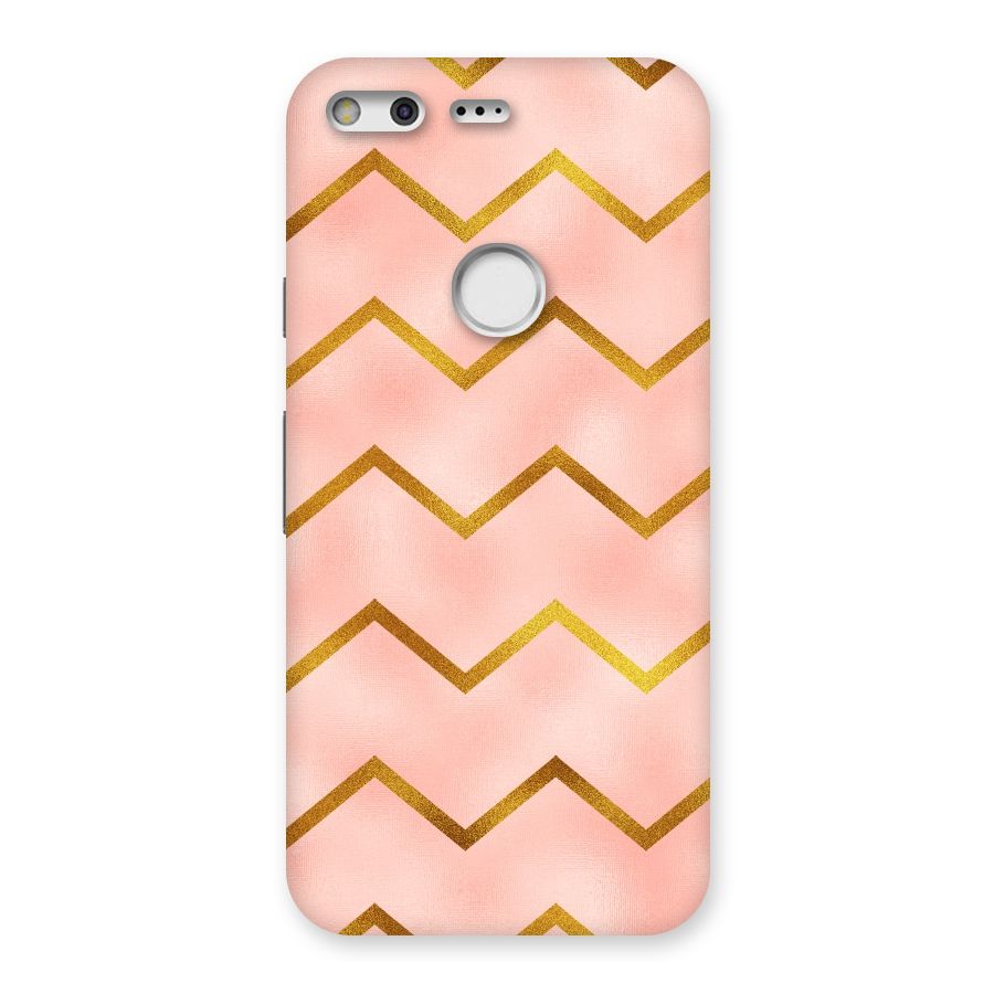 Gold Pink Pattern Back Case for Google Pixel