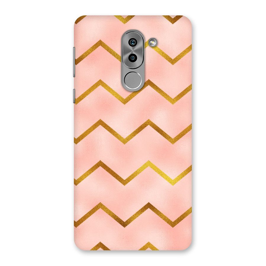 Gold Pink Pattern Back Case for Honor 6X