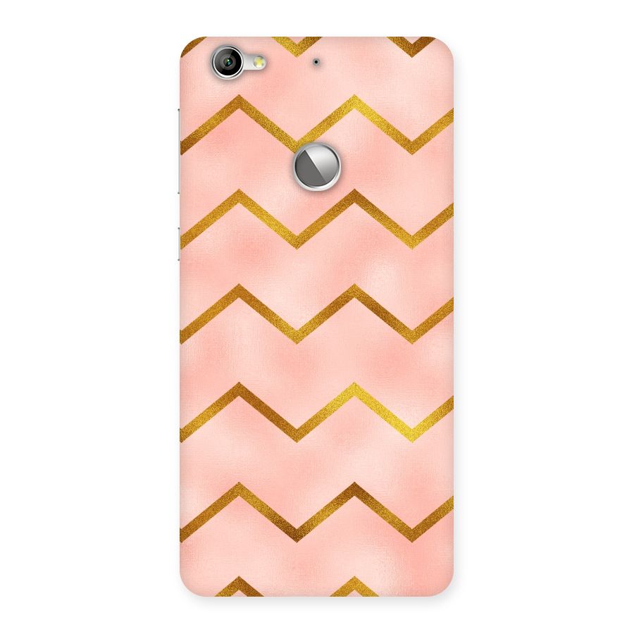Gold Pink Pattern Back Case for LeTV Le 1s