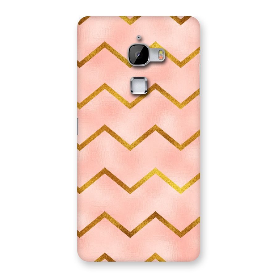 Gold Pink Pattern Back Case for LeTv Le Max