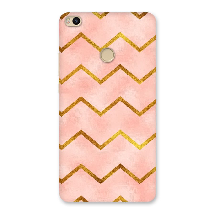 Gold Pink Pattern Back Case for Mi Max 2