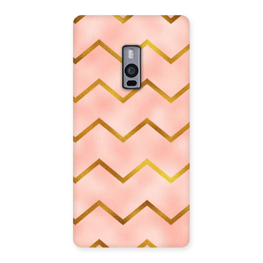 Gold Pink Pattern Back Case for OnePlus Two
