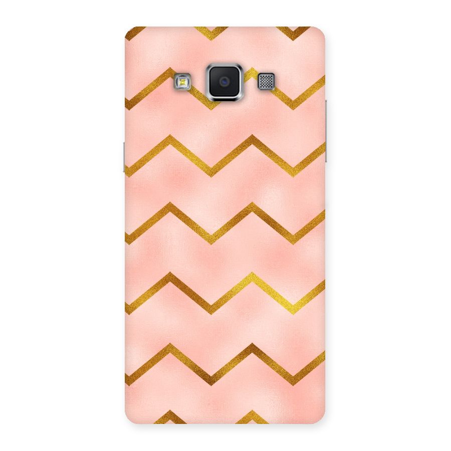 Gold Pink Pattern Back Case for Samsung Galaxy A5