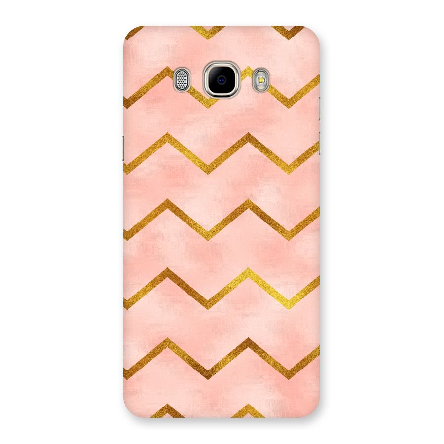 Gold Pink Pattern Back Case for Samsung Galaxy J7 2016