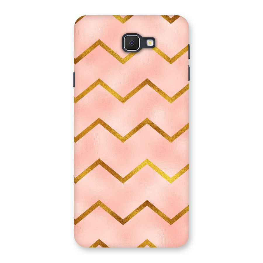 Gold Pink Pattern Back Case for Samsung Galaxy J7 Prime