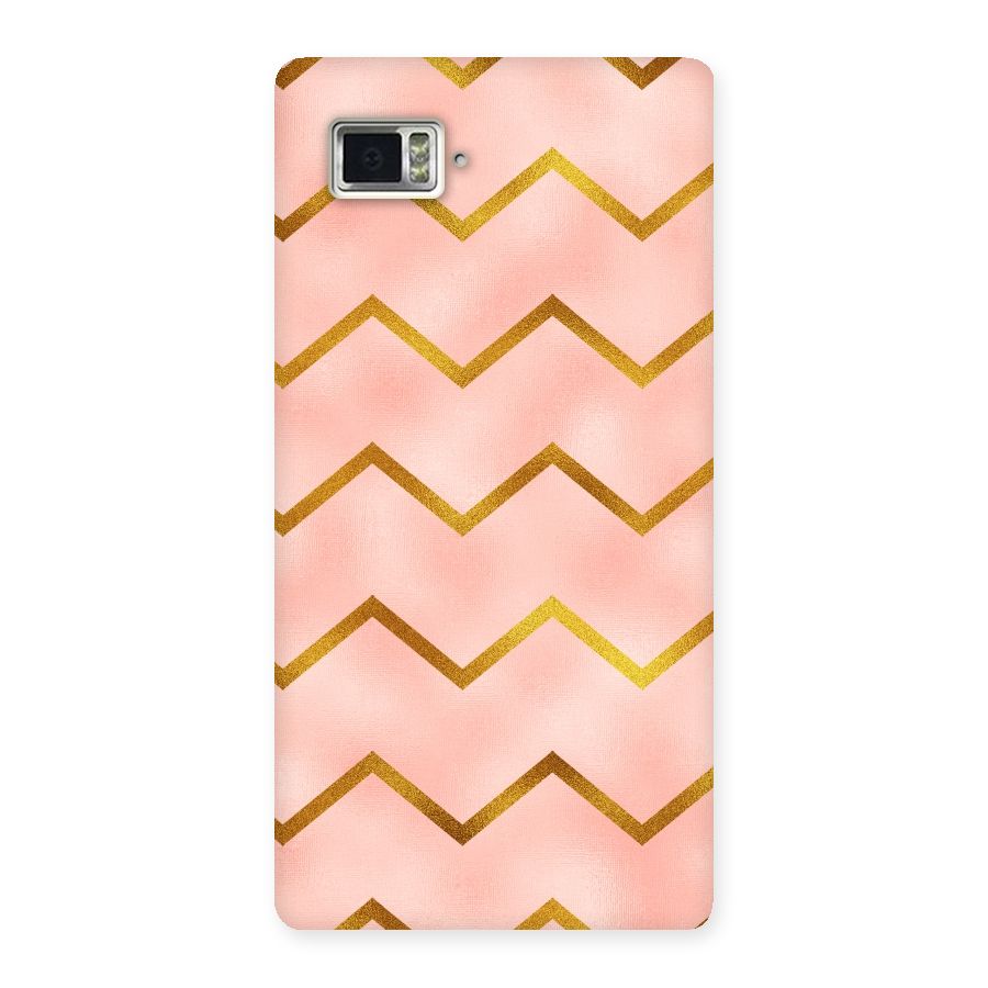 Gold Pink Pattern Back Case for Vibe Z2 Pro K920
