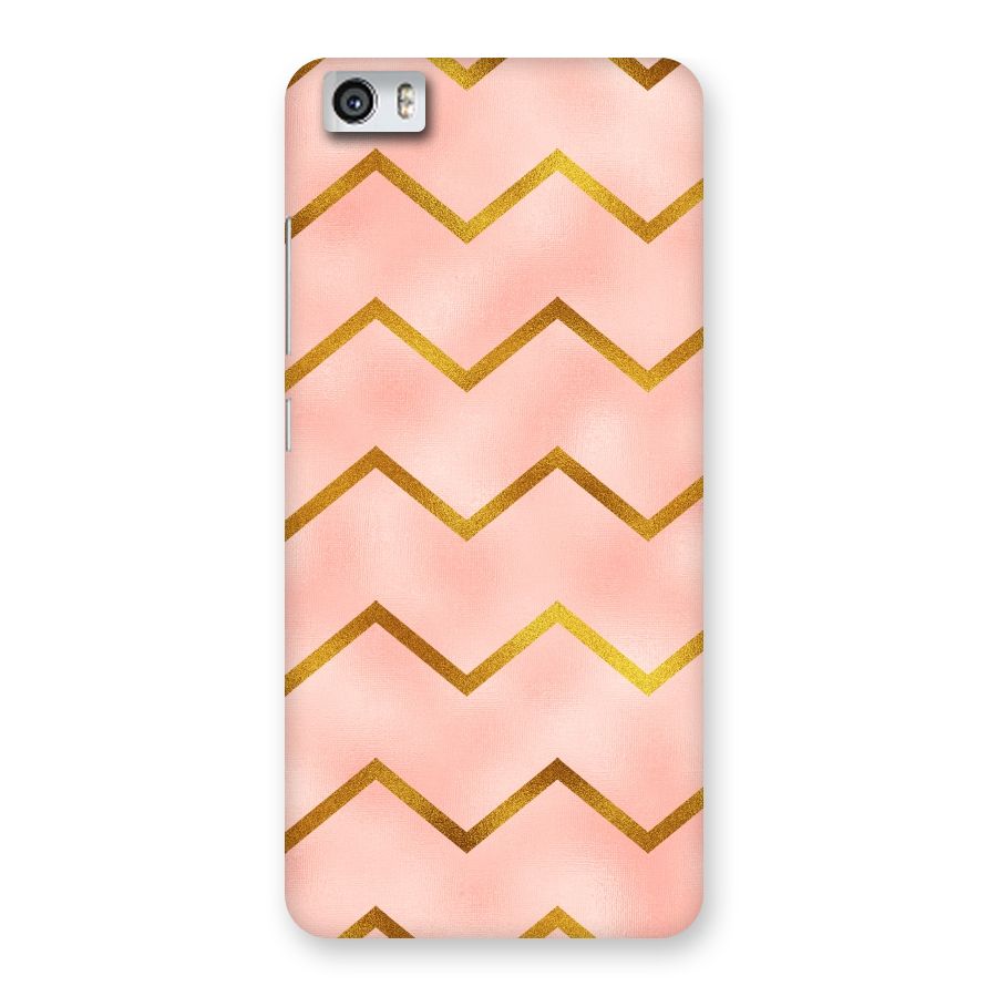 Gold Pink Pattern Back Case for Xiaomi Redmi Mi5