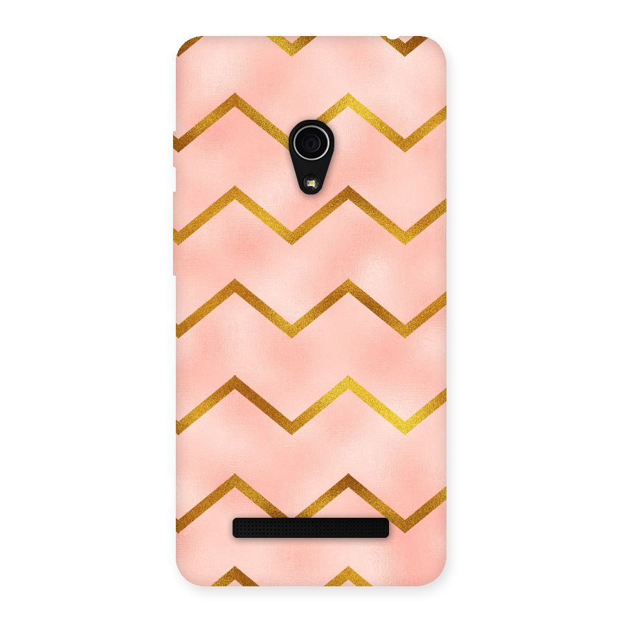 Gold Pink Pattern Back Case for Zenfone 5