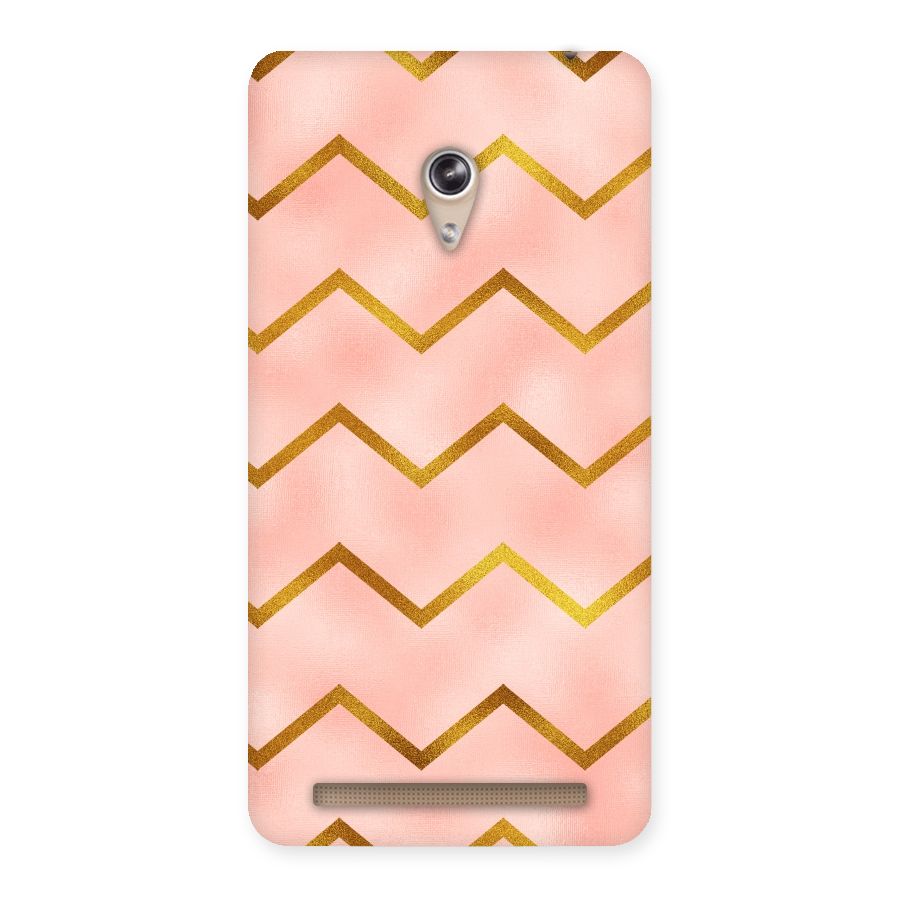 Gold Pink Pattern Back Case for Zenfone 6
