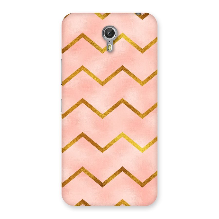 Gold Pink Pattern Back Case for Zuk Z1