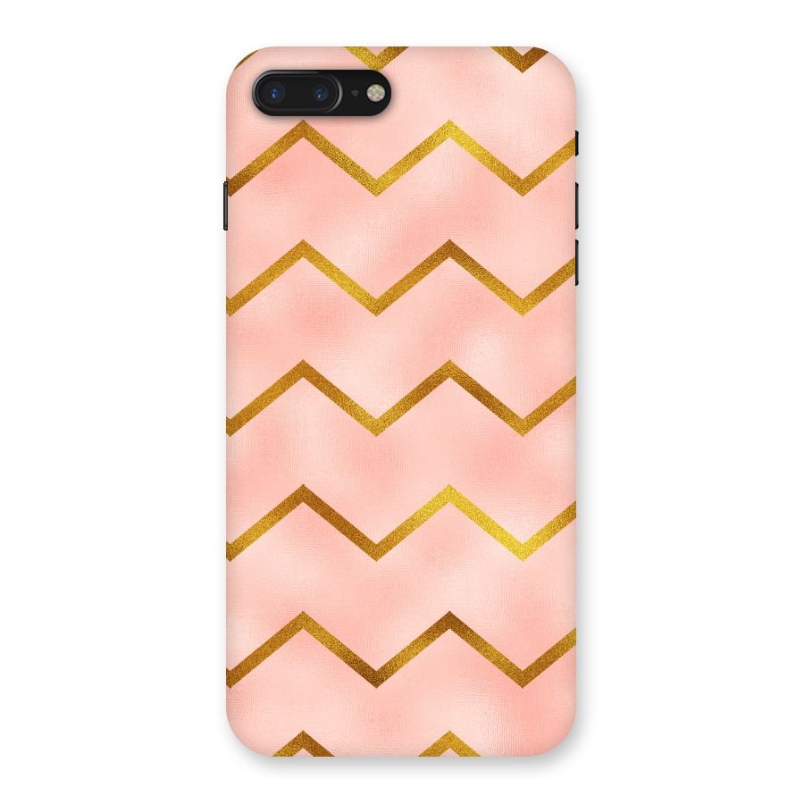 Gold Pink Pattern Back Case for iPhone 7 Plus