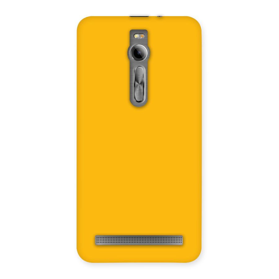 Gold Yellow Back Case for Asus Zenfone 2