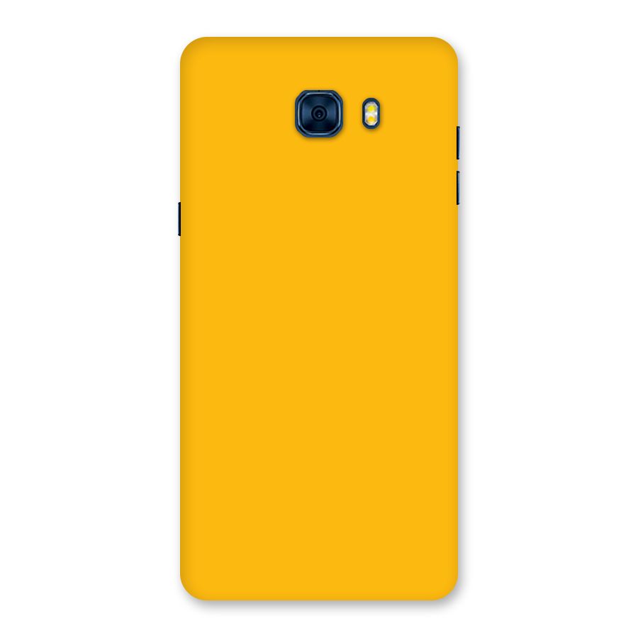 Gold Yellow Back Case for Galaxy C7 Pro