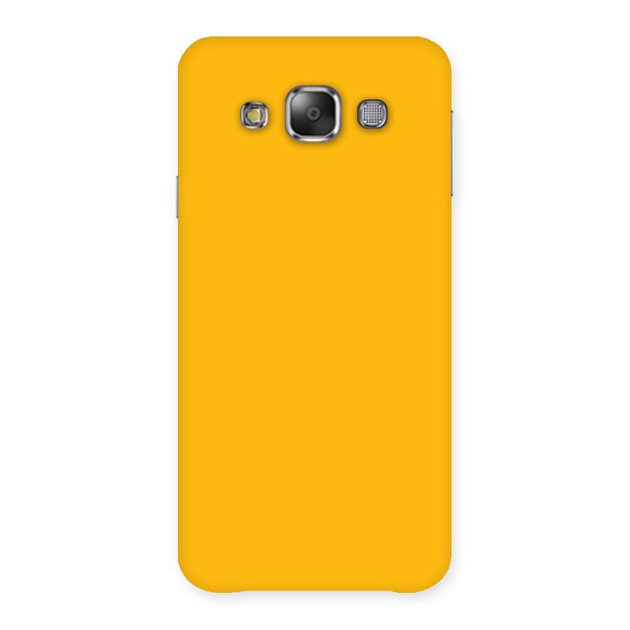 Gold Yellow Back Case for Galaxy E7