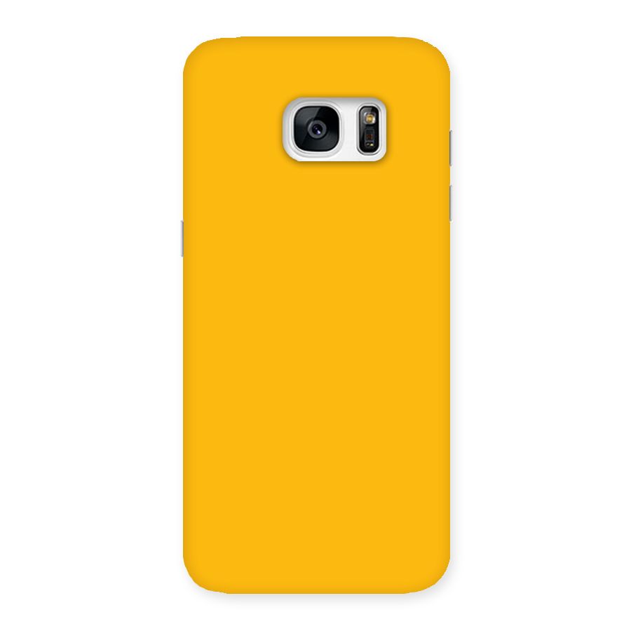 Gold Yellow Back Case for Galaxy S7 Edge