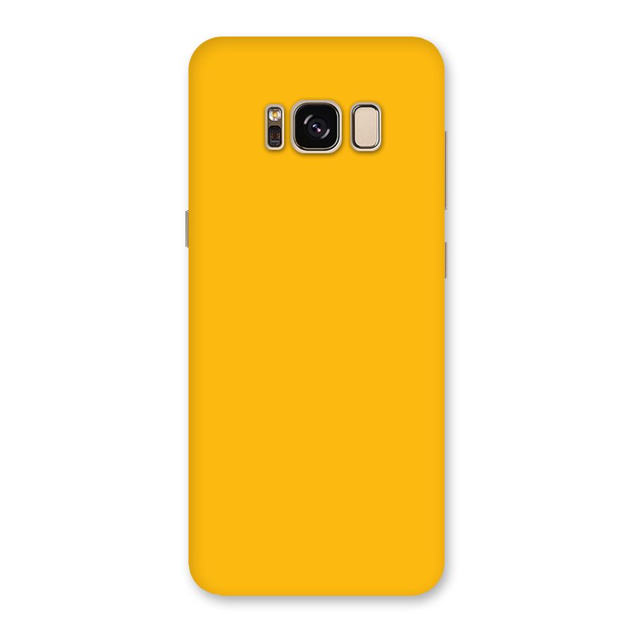 Gold Yellow Back Case for Galaxy S8