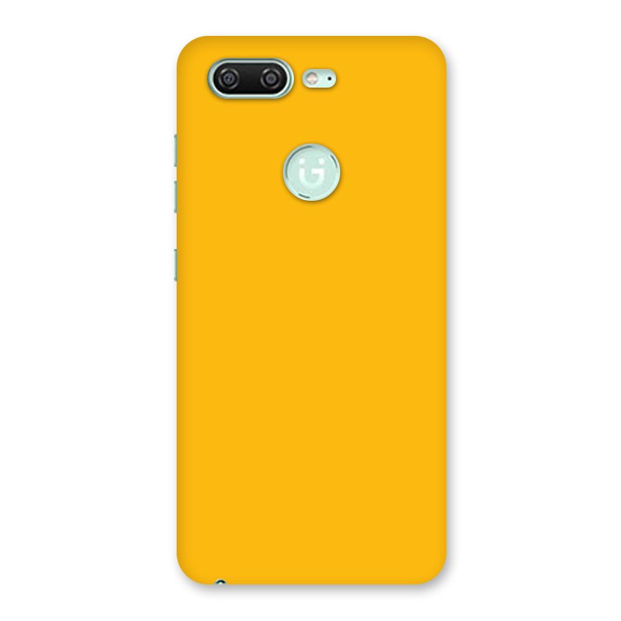 Gold Yellow Back Case for Gionee S10